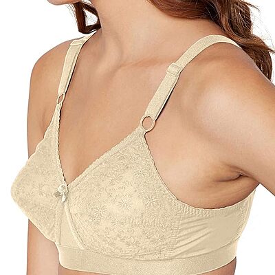 BODYCARE Women's Cotton Non-Wired Regular Bra 36 D Skin