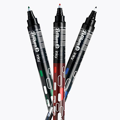 Pelikan Inky fibre-tip pen in folding box Pelikan Inky fibre-tip pen in folding box