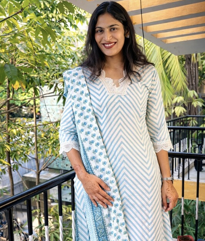 Skyline Stripe Kurta Set