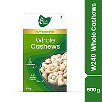 Premium Whole Cashew Nuts W240 | Large Whole Cashews | Rich and Pure