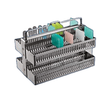 Slide Staining Racks with Handle Stainless Steel for 26 X 76 mm SlidesX