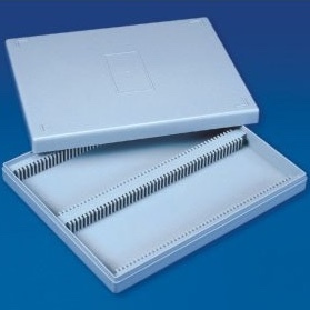 Microslide box 100 pcs Wooden/PVC Based LAESB02