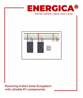Combiner Box 2 In 1 Out With MCCB 100A X 2