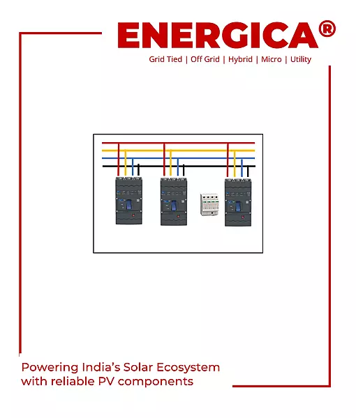 Combiner Box 2 In 1 Out With Output MCCB 100A X 2