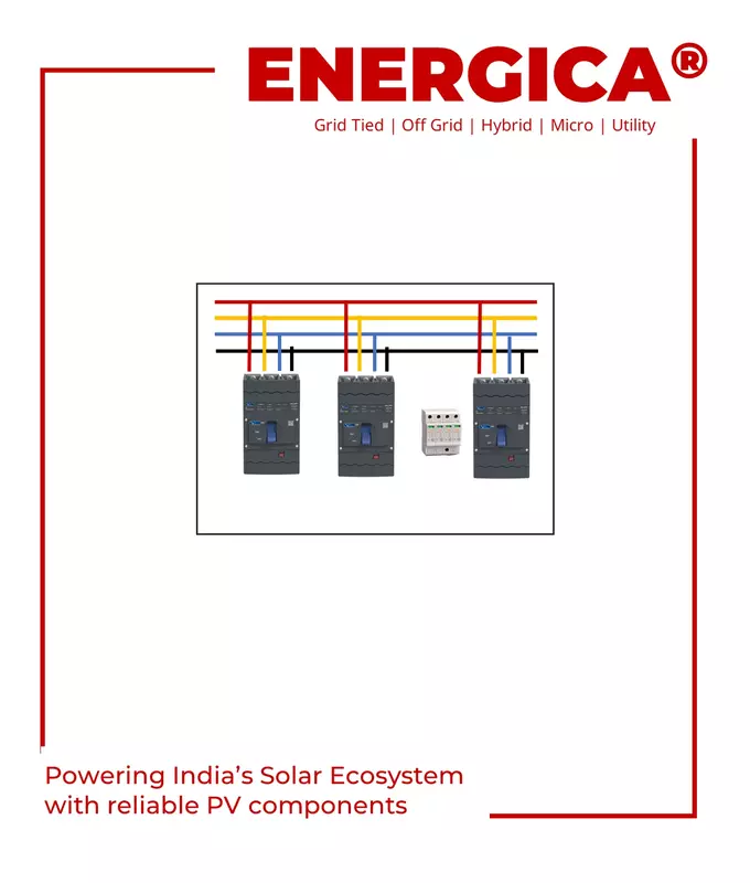 Combiner Box 2 In 1 Out With Output MCCB 100A X 2