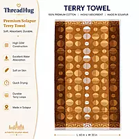 Caramel Echo Solapur Terry Towel
