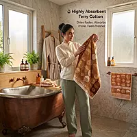 Caramel Echo Solapur Terry Towel