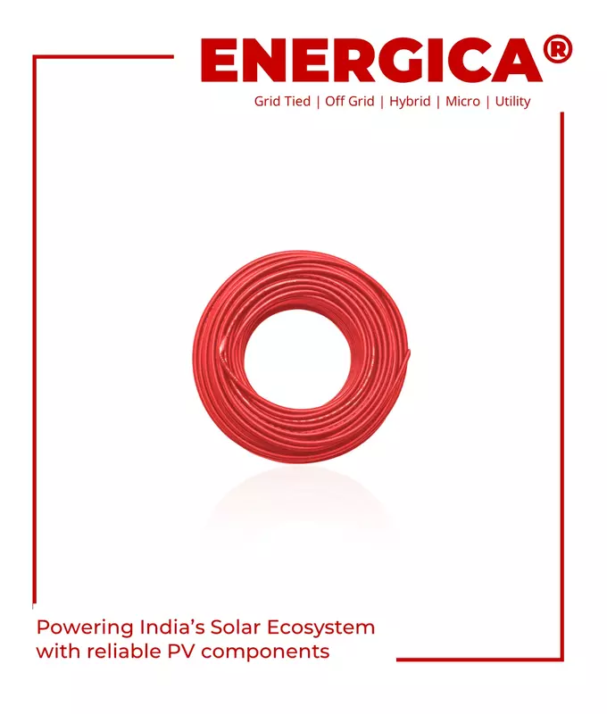 DC Cable 10 sq.mm Red