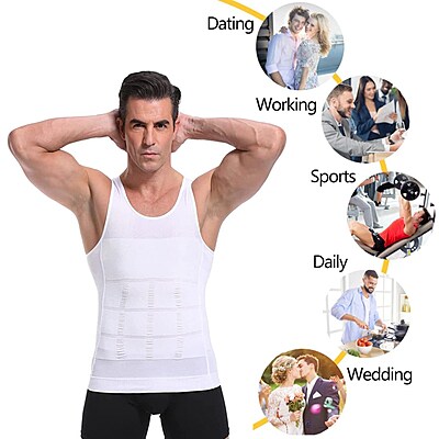 Premium Men’s Slimming Body Shaper Vest Pack of 1