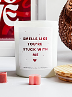 Secret Message Candle in gift packaging, personalized soy wax candle ideal for special occasions