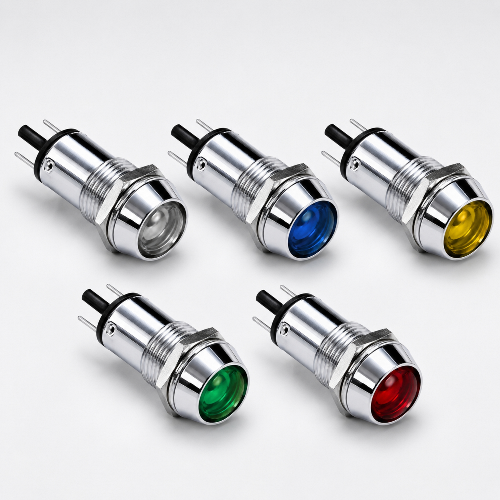 Smidnya IL22 Chrome Body Metal Pilot Light