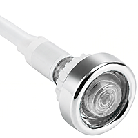 Smidnya IL22 Flanged Barrel Neon Indicator Light-Panel-220-240V AC-White