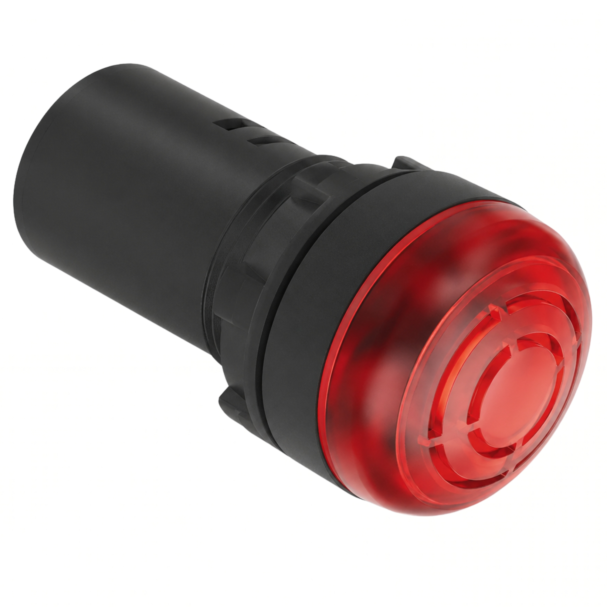 Smidnya IL22 High Profile Concave Indicator Buzzer-22mm-24V AC/DC-Red