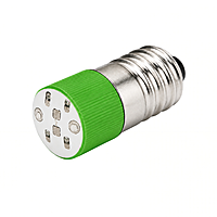 Smidnya IL22 Screw Base LED Indicator-Bulb-24V AC/DC-Green