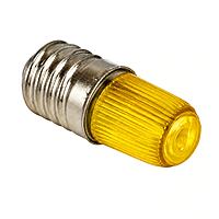 Smidnya IL22 Screw Base Neon Indicator-Bulb-220-240V AC-Yellow