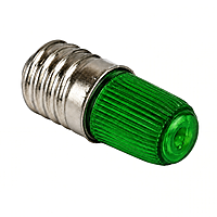 Smidnya IL22 Screw Base Neon Indicator-Bulb-24V AC/DC-Green