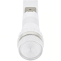 Smidnya IL22 Slim Pin Neon Indicator Light-Panel-220-240V AC-White