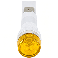 Smidnya IL22 Slim Pin Neon Indicator Light-Panel-220-240V AC-Yellow