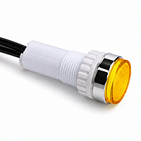 Smidnya IL22 Slim Protected LED Pilot Light-Panel-220-240V AC-Yellow