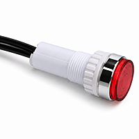 Smidnya IL22 Slim Protected LED Pilot Light-Panel-220-240V AC-Red