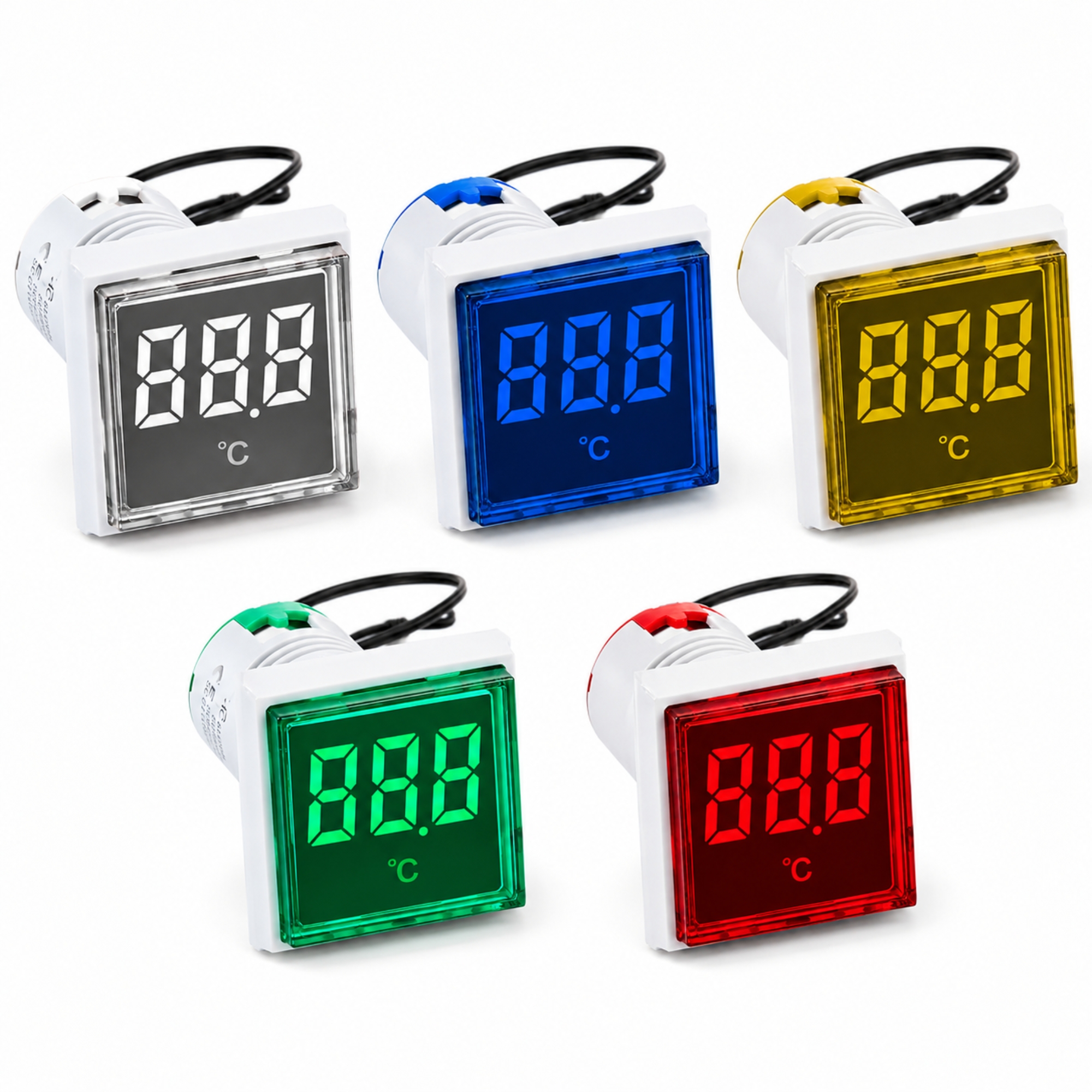 Smidnya IL22 Square Temperature Pilot Light -20 to 200°C