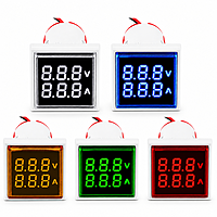 Smidnya IL22 Square Volt/Amp Pilot Light