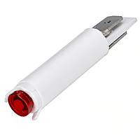 Smidnya IL22 Straight Tube Neon Indicator Light-Panel-220-240V AC-Red