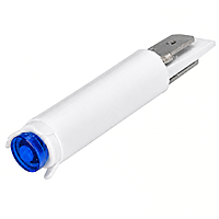 Smidnya IL22 Straight Tube Neon Indicator Light-Panel-220-240V AC-Blue