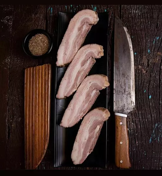 Smoked Pork Belly 500 Gms