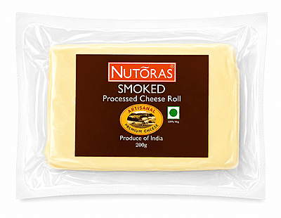 Nutoras Smoked Processed Cheese Roll 200G