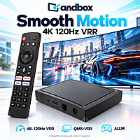RT-X2 4GB/32GB Android TV 14 Box with Wi-Fi 6 and Bluetooth Voice Remote