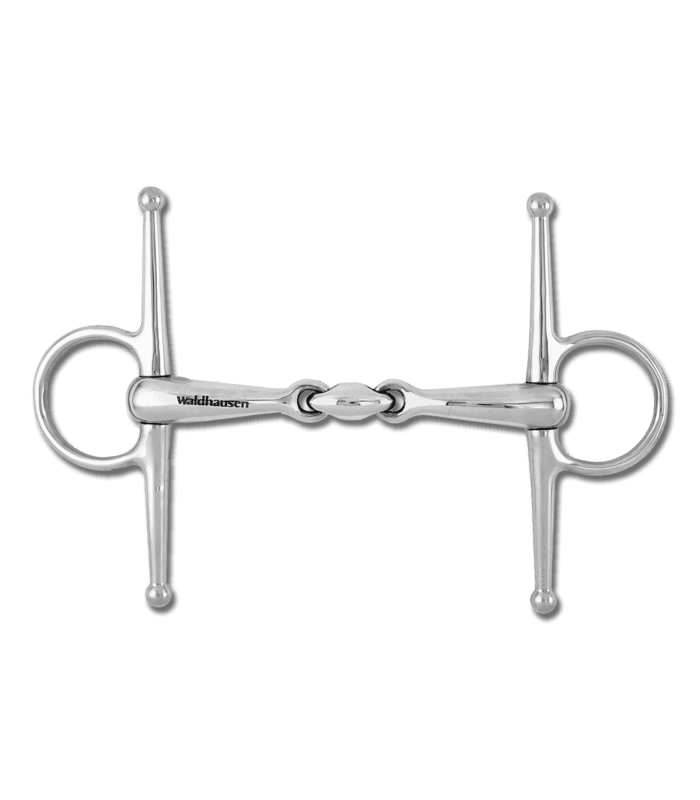Waldhausen, Snaffle Bit with Cheeks, Double Jointed
