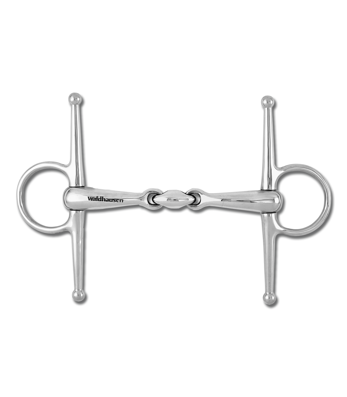 Waldhausen, Snaffle Bit with Cheeks, Double Jointed