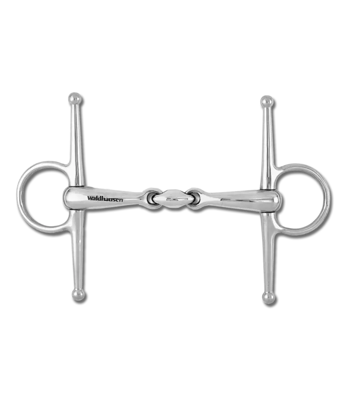 Waldhausen, Snaffle Bit with Cheeks, Double Jointed