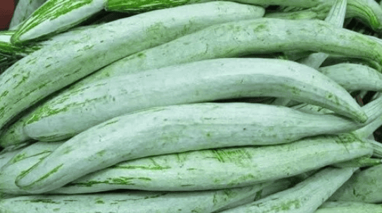 Long, crisp Snake Gourd