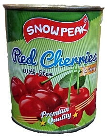 SnowPeak Red Cherry in Syrup- With Stem 830gm
