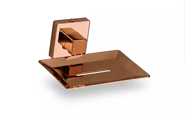 Soap Dish Rose Gold PVD Coated