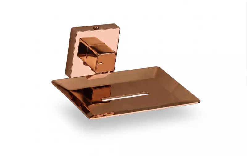Soap Dish Rose Gold PVD Coated