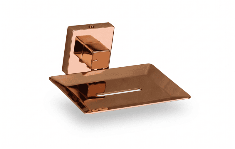 Soap Dish Rose Gold PVD Coated