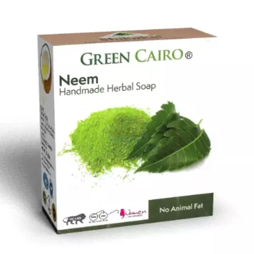 Green Cairo Neem Soap – Anti-Bacterial & Anti-Fungal Natural Care – 100g