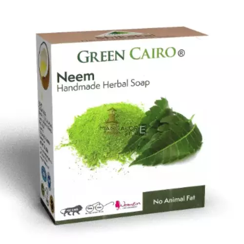 Green Cairo Neem Soap – Anti-Bacterial & Anti-Fungal Natural Care – 100g