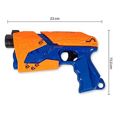 Ratna's Attack Gun with Soft Bullets | Toy Dart Gun Pistol with 10 Bullets
