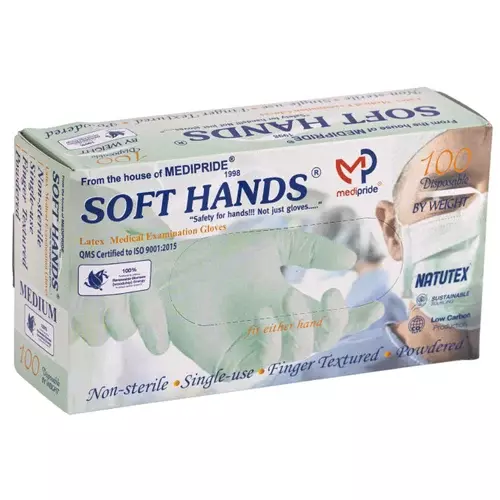 Soft Hands Latex Examination Gloves