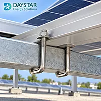 M6 SS J Bolt – 40mm x 40mm (Fits 1.5" Square Metal Tube) for Solar Panel Fitting