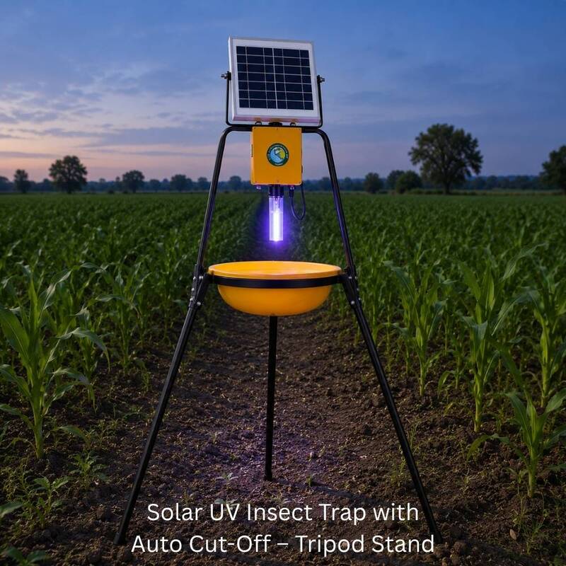 Solar UV Insect Trap with Auto Cut-Off – Tripod Stand