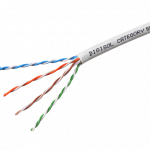 Digisol Channel SCS Solid Cable, Cat5e UTP, 4 Pair, 24 AWG, FRPVC/LSZH Sheath, Grey, 305m