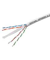 Digisol Enterprise ConvergeX Solid Cable, Cat 6 UTP, 4 Pair, 23 AWG, 0.55mm, Grey, 305m