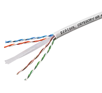 Digisol Channel SCS Solid Cable, Cat6A UTP, 4 Pair, 23 AWG, FRPVC Sheath, Grey, 305m
