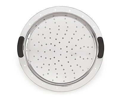 Sonu Stainless Steel Triply Base Multi Kadhai with mini, Dhokla, steamer & regular idly plates