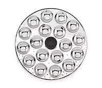 Sonu Stainless Steel Triply Base Multi Kadhai with mini, Dhokla, steamer & regular idly plates